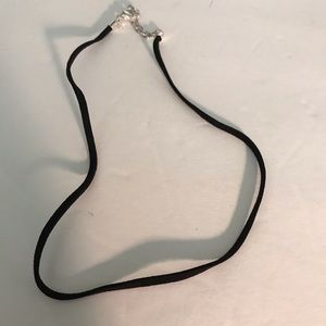 Premier Black Suede Necklace